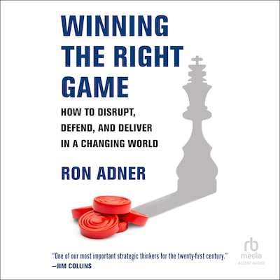 Winning the Right Game – omslag til lydbogen af Ron Adner