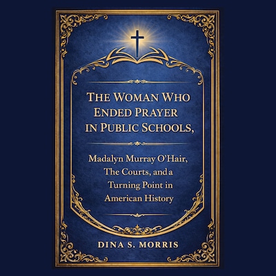 The Woman Who Ended Prayer in Public Schools – omslag til lydbogen af Dina S. Morris