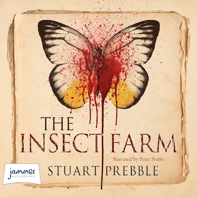 The Insect Farm – omslag til lydbogen af Stuart Prebble