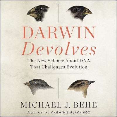 Darwin Devolves – omslag til lydbogen af Michael J. Behe