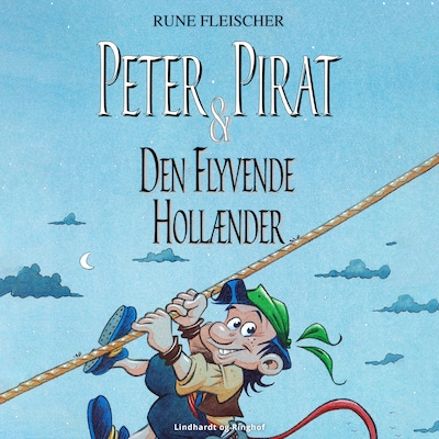 Peter Pirat og den flyvende hollænder – omslag til lydbogen af Rune Fleischer