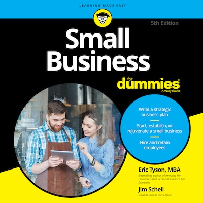 Small Business For Dummies – omslag til lydbogen af Eric Tyson, MBA, Jim Schell