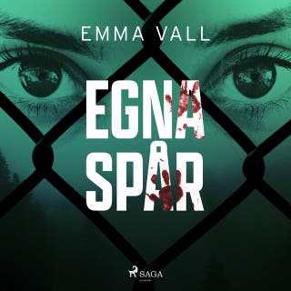 Egna spår – omslag till ljudboken av Emma Vall