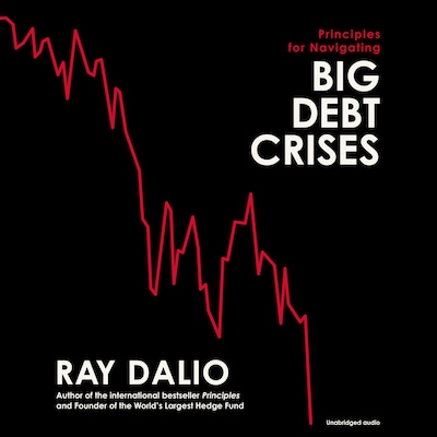 Principles for Navigating Big Debt Crises – omslag til lydbogen af Ray Dalio