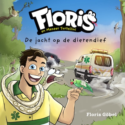 De jacht op de dierendief – omslag van het luisterboek van Floris Göbel