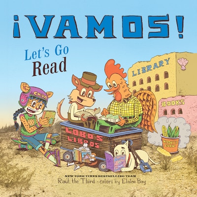 ¡Vamos! Let's Go Read – omslag til lydbogen af Raúl The Third