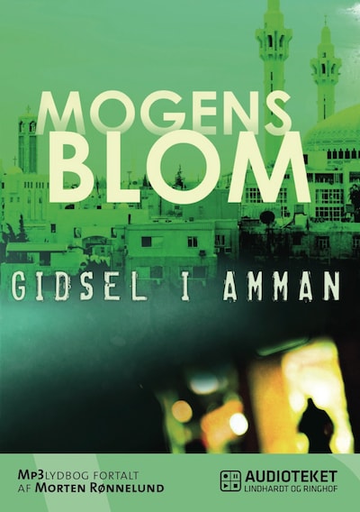 Gidsel i Amman – omslag til lydbogen af Mogens Blom