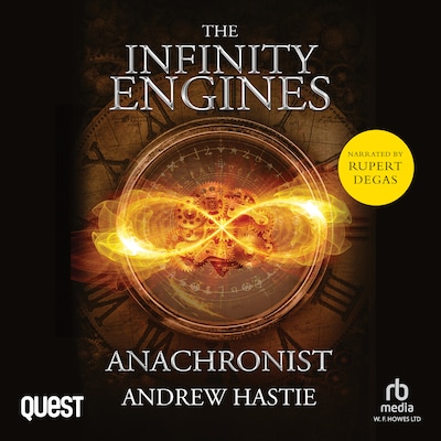 Anachronist: A Time Travel Adventure – omslag til lydbogen af Andrew Hastie