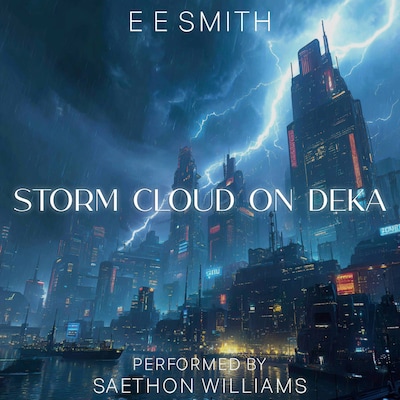 Storm Cloud on Deka – omslag til lydbogen af E. E. Smith