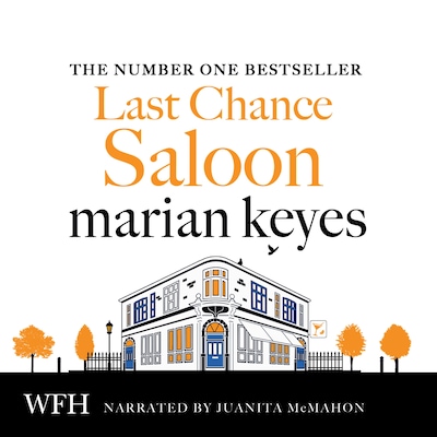 The Last Chance Saloon – omslag til lydbogen af Marian Keyes