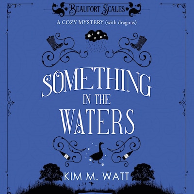 Something in the Waters – omslag til lydbogen af Kim W. Watt