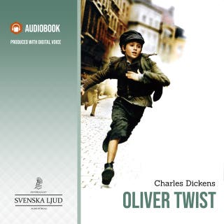 Oliver Twist – omslag till ljudboken av Charled Dickens