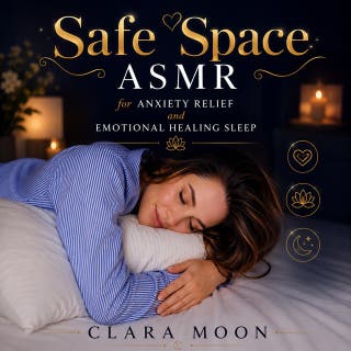 Safe Space ASMR for Anxiety Relief and Emotional Healing Sleep – omslag till ljudboken av Clara Moon