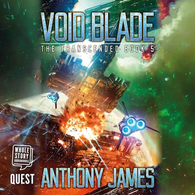 Void Blade – omslag til lydbogen af Anthony James