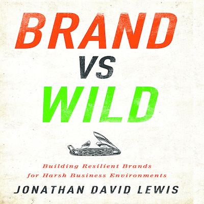 Brand vs Wild – omslag til lydbogen af Jonathan David Lewis