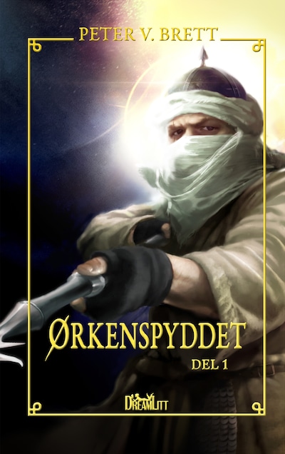 Ørkenspyddet, del 1 – omslag til lydbogen af Peter V. Brett