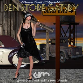 Den store Gatsby – omslag till ljudboken av Francis Scott Fitzgerald, F. Scott Fitzgerald