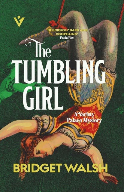 The Tumbling Girl – omslag til lydbogen af Bridget Walsh