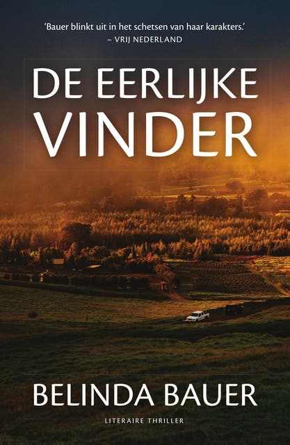 De eerlijke vinder – omslag van het luisterboek van Belinda Bauer