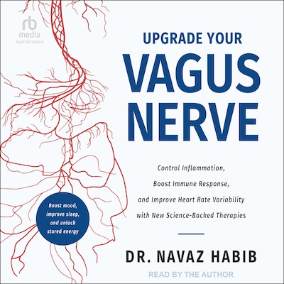 Upgrade Your Vagus Nerve – omslag til lydbogen af Dr. Navaz Habib