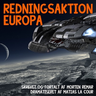 Redningsaktion Europa – omslag til lydbogen af Morten Remar