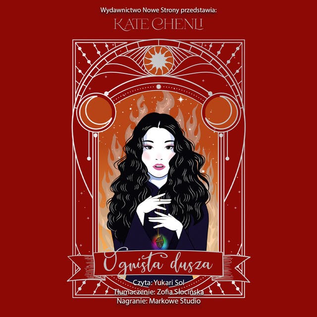 Ognista dusza – okładka audiobooka, autor Kate Chenli
