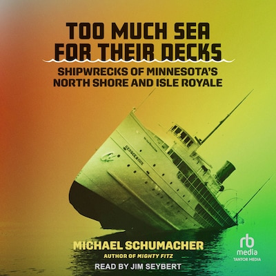 Too Much Sea for Their Decks – omslag til lydbogen af Michael Schumacher