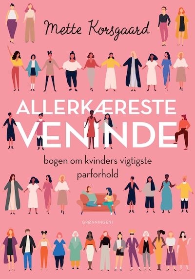 Allerkæreste veninde – omslag til lydbogen af Mette Korsgaard