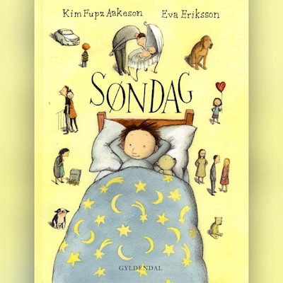 Søndag – omslag til lydbogen af Kim Fupz Aakeson