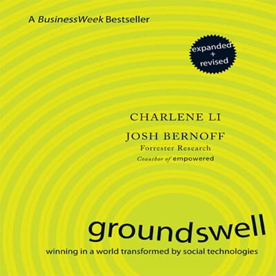 Groundswell – omslag til lydbogen af Josh Bernoff, Charlene Li