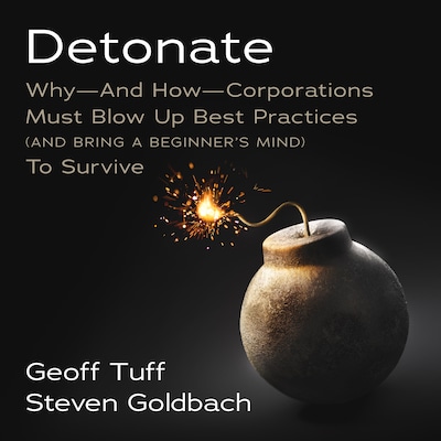 Detonate – omslag til lydbogen af Geoff Tuff, Steven Goldbach