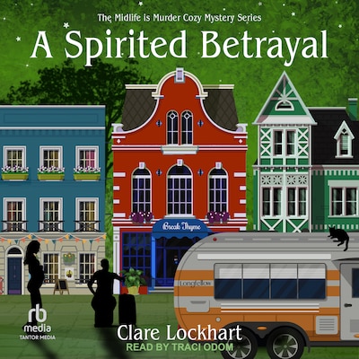A Spirited Betrayal – omslag til lydbogen af Clare Lockhart