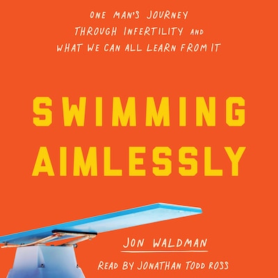 Swimming Aimlessly – omslag til lydbogen af Jon Waldman
