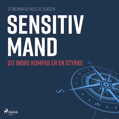 Sensitiv mand – omslag til lydbogen af Stinemaria Mollie Jensen
