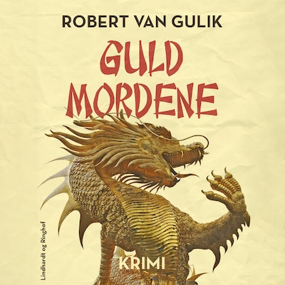 Guldmordene – omslag til lydbogen af Robert van Gulik