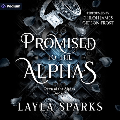 Promised to the Alphas – omslag til lydbogen af Layla Sparks