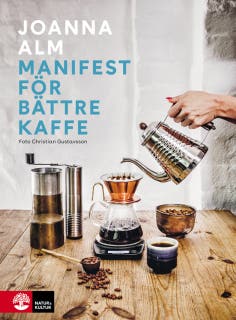 Manifest för bättre kaffe Epub3 – omslag till ljudboken av Joanna Alm