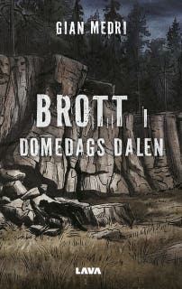 Brott i Domedags dalen – omslag till ljudboken av Gian Medri