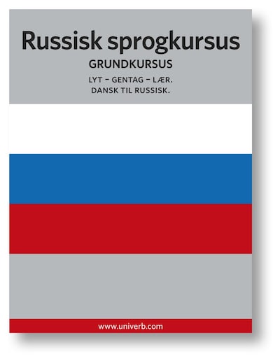 Russisk sprogkursus – omslag til lydbogen af Ann-Charlotte Wennerholm