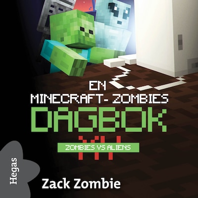 Zombies vs aliens – omslag till ljudboken av Zack Zombie