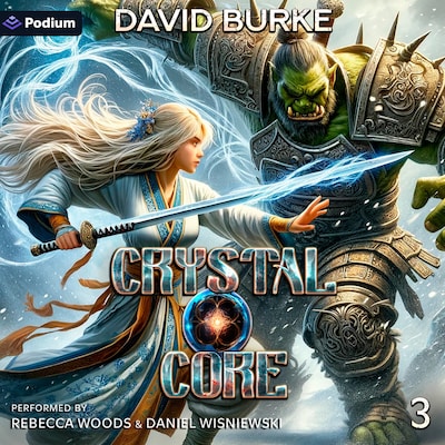 Crystal Core 3 – omslag til lydbogen af David Burke