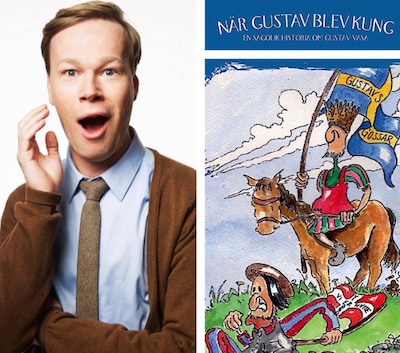 När Gustav blev kung - en sagolik historia om Gustav Vasa – omslag till ljudboken av Andreas Sjölander