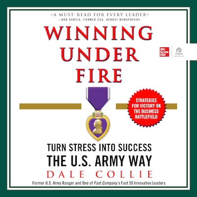 Winning Under Fire – omslag til lydbogen af Dale Collie