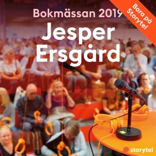 Bokmässan 2019 Jesper Ersgård – omslag till ljudboken av Storytel på Bokmässan 2019