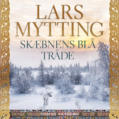 Skæbnens blå tråde – omslag til lydbogen af Lars Mytting