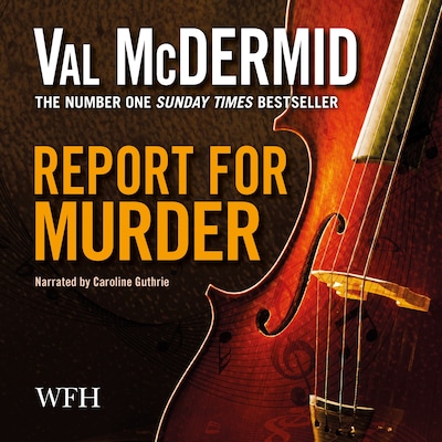 Report for Murder – omslag til lydbogen af Val McDermid