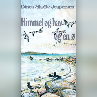 Himmel og hav og en ø – omslag til lydbogen af Dines Skafte Jespersen