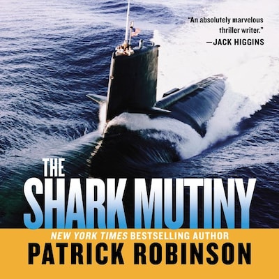 Shark Mutiny – omslag til lydbogen af Patrick Robinson