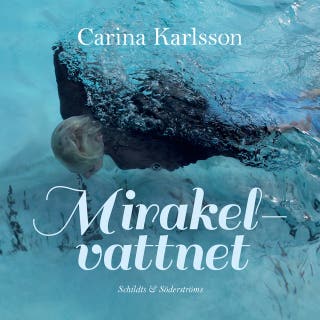 Mirakelvattnet – omslag till ljudboken av Carina Karlsson