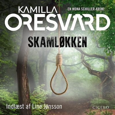 Skamløkken – omslag til lydbogen af Kamilla Oresvärd